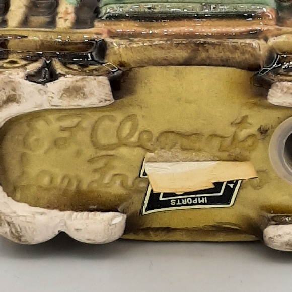 Vintage Ceramic Novelty San Francisco Trolley Train EFCCO Salt & Pepper Shakers - Picture 10 of 10